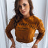 Bedruckte Damen Bluse | stylisches Streetwear Print-Langarmtop